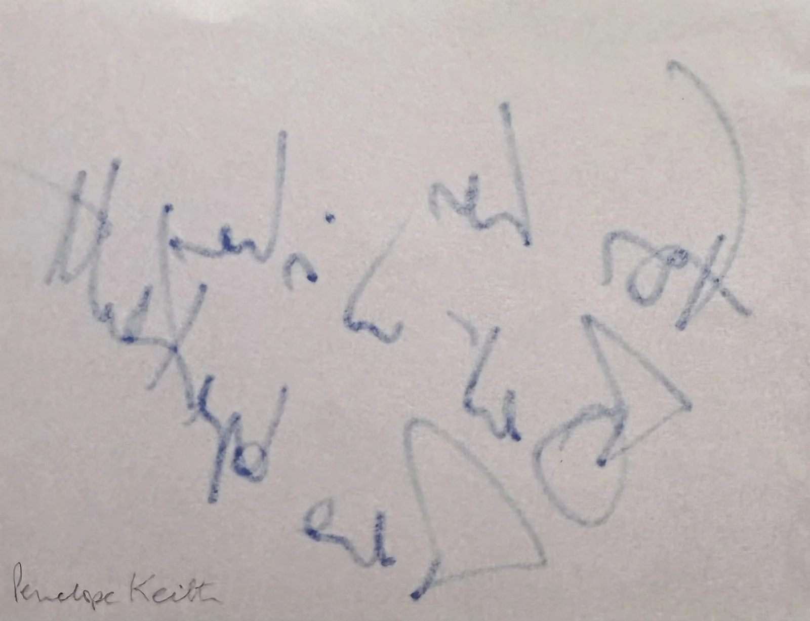 Penelope Keith — PENELOPE KEITH Signed Autographed 3x4 ALBUM PAGE The Good Life To the Manor Born, изображение 4