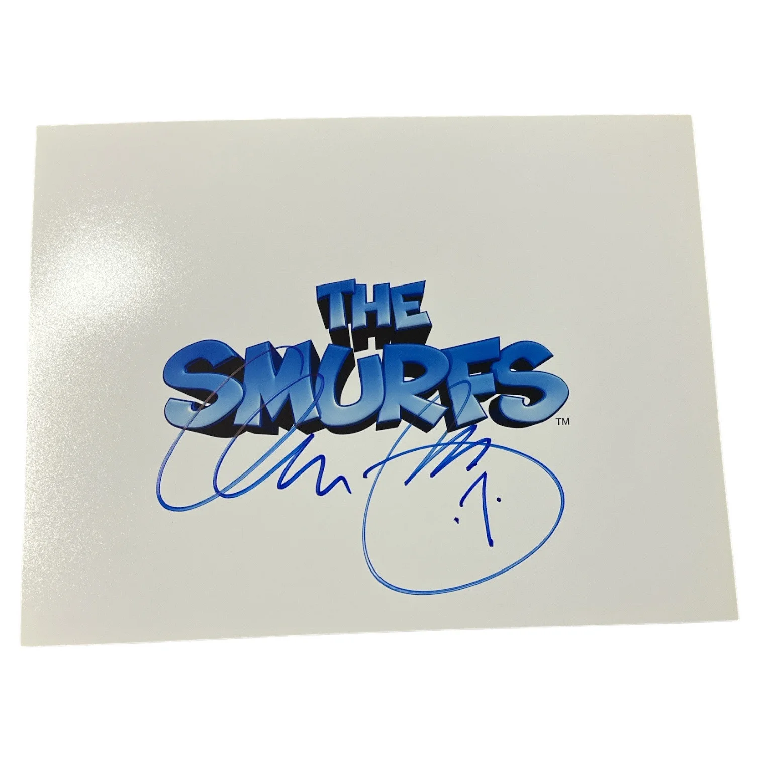 George Lopez — George Lopez Autograph Signed 8.5x11 Photo! Voice of Grouchy in “Smurfs” Movie!