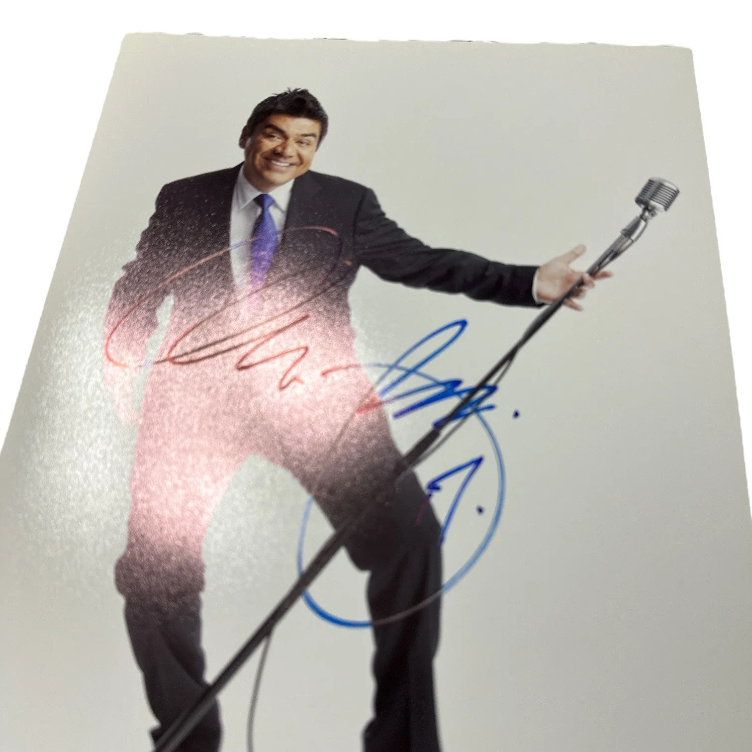 George Lopez — George Lopez Autograph 8.5x11 Photo! Signed in 2017! Comedy & Movie Legend!, image 2