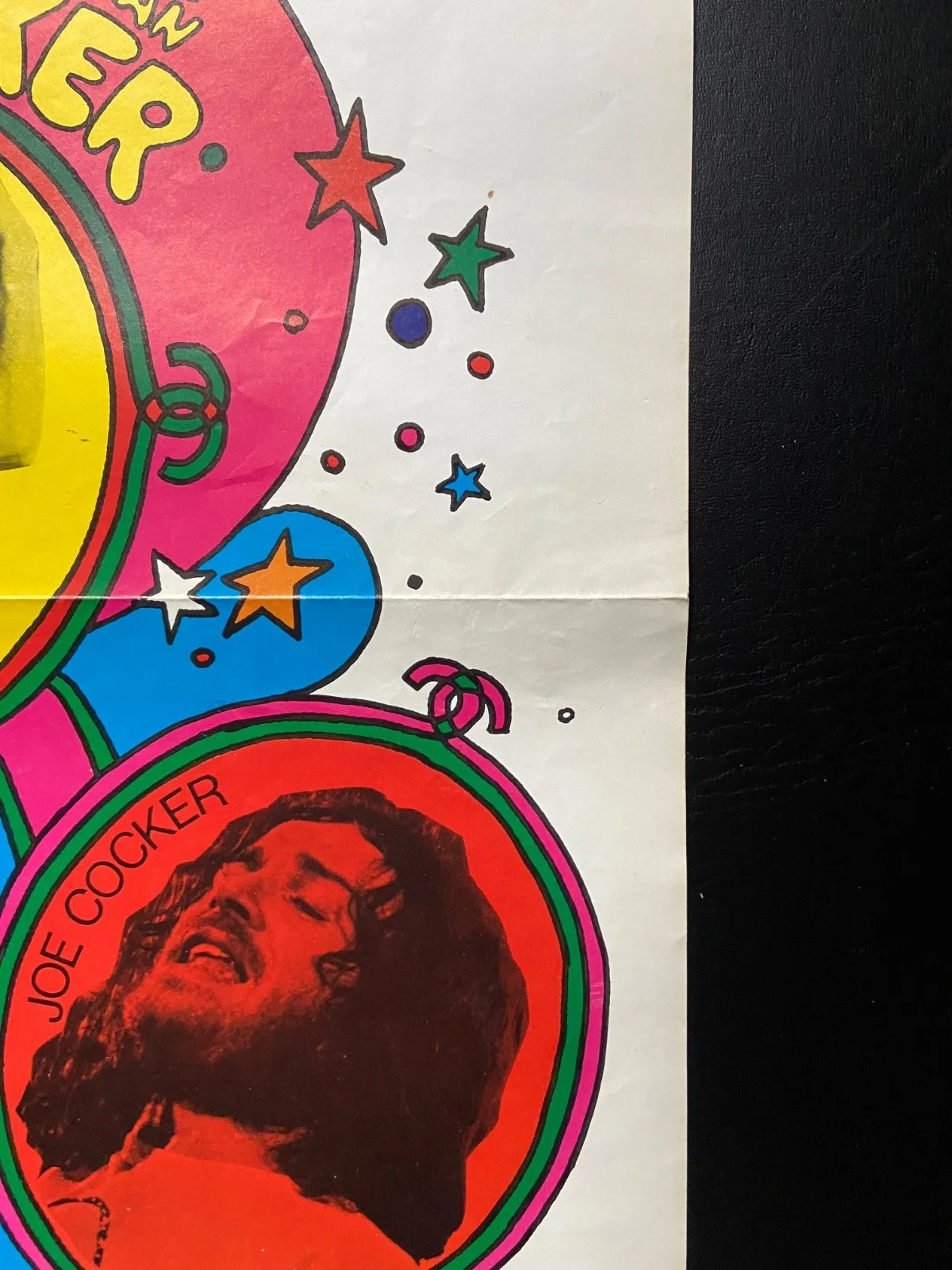 Joe Cocker Rare "Mad Dogs & Englishmen" 1971 Belgian Film Poster 363 x 548 mm, изображение 4