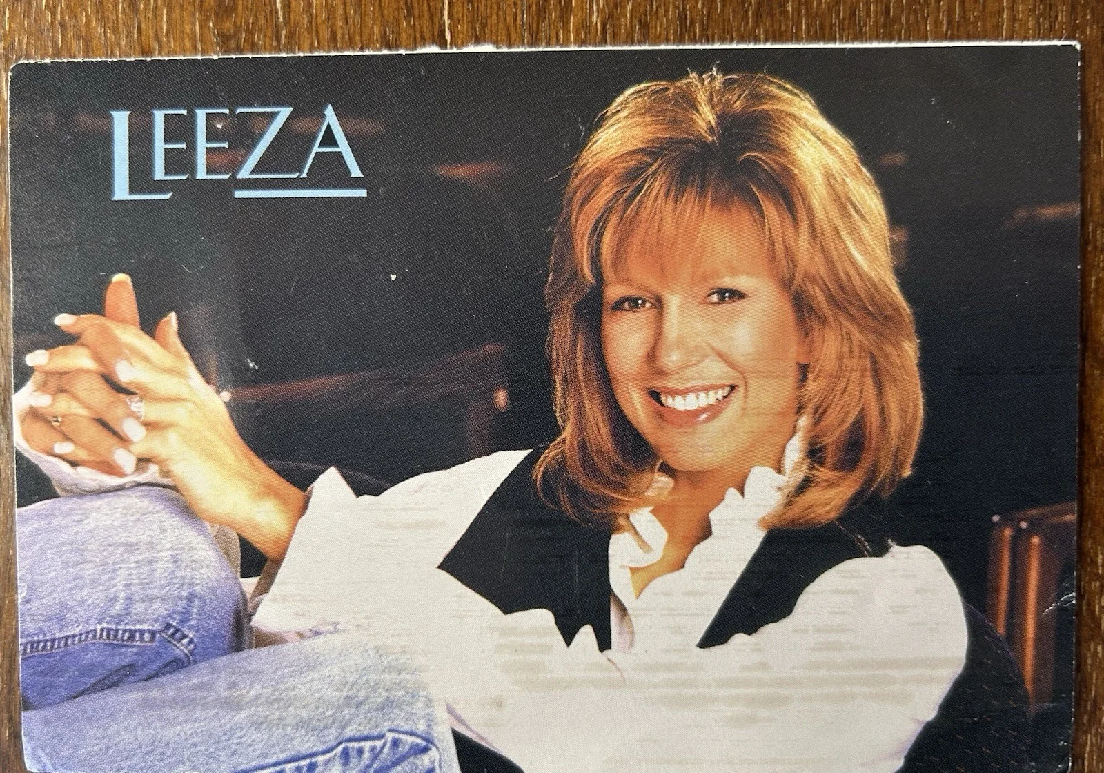 Leeza Gibbons — Leeza Gibbons Autograph Postcard, image 3