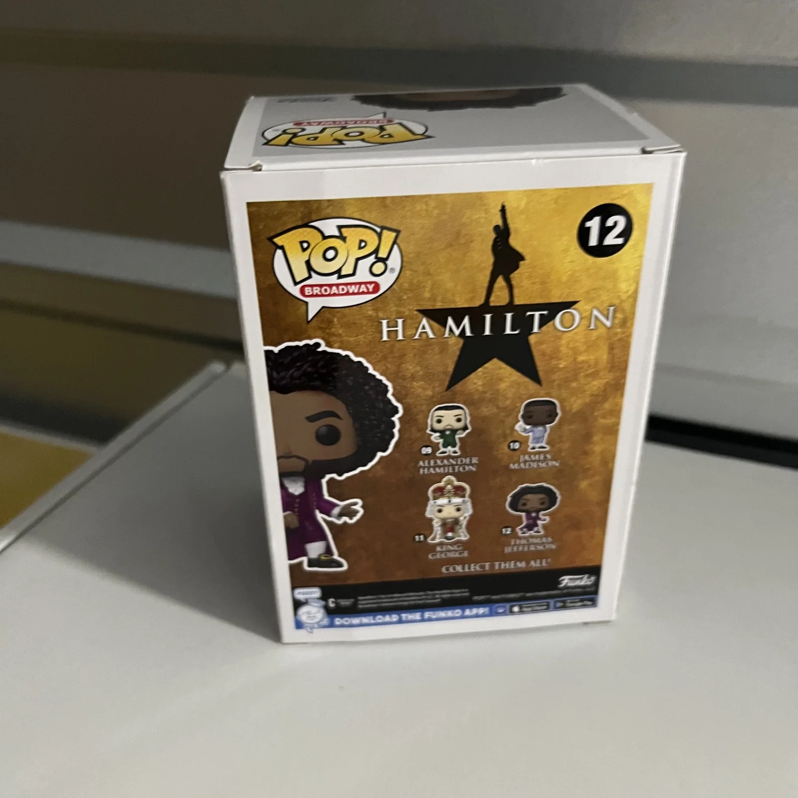 Daveed Diggs — Signed Daveed Diggs Thomas Jefferson Funko Pop Vid Proof #12 Hamilton Autograph, image 5