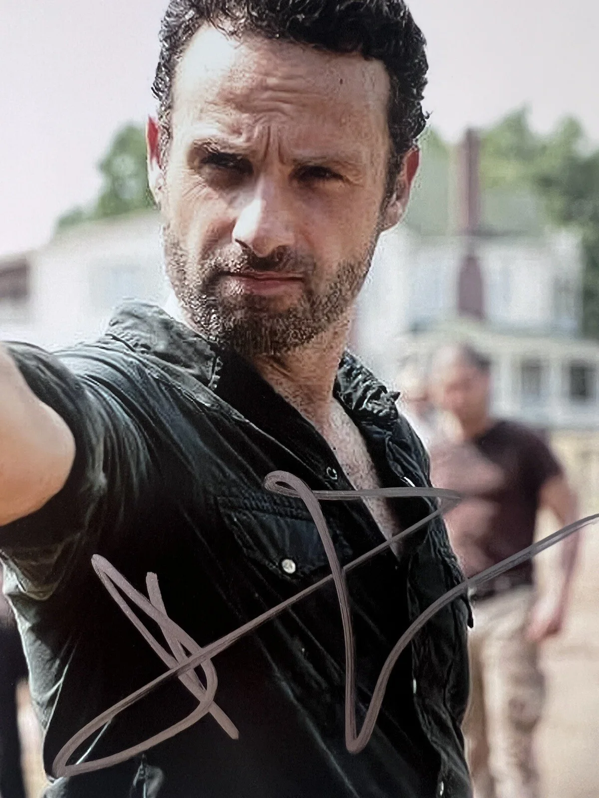 Andrew Lincoln — ANDREW LINCOLN SIGNED THE WALKING DEAD 8X10 PHOTO BECKETT BM35466, изображение 2