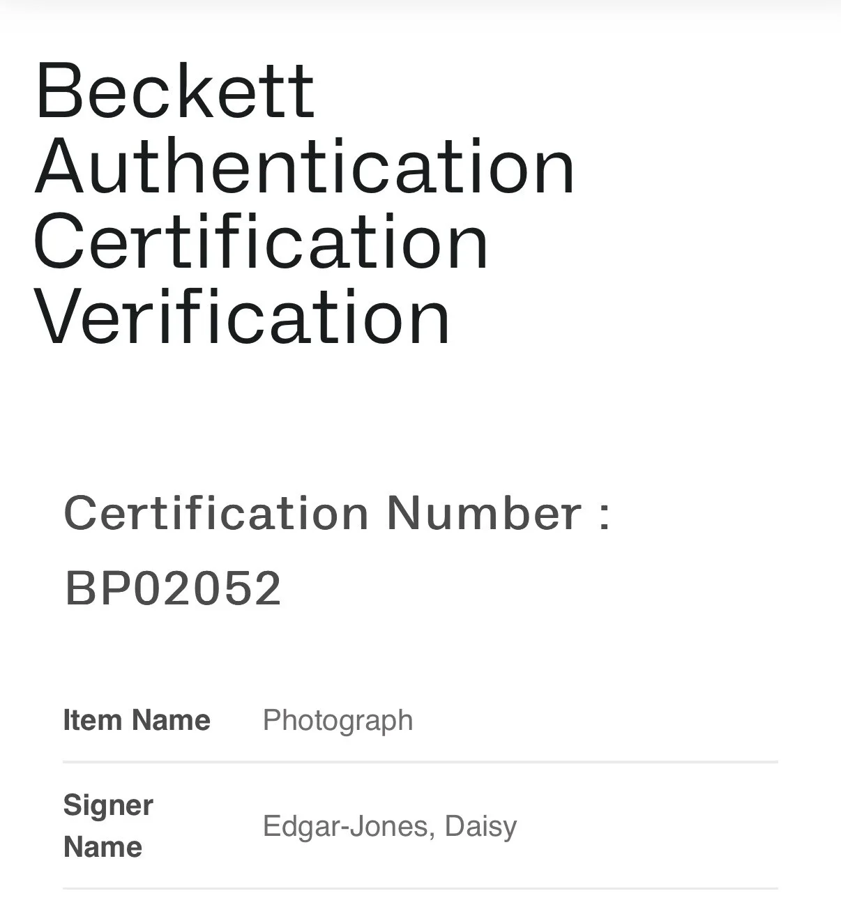Daisy Edgar-Jones — Daisy Edgar-Jones Signed Autograph 8x10 SEXY Photos Beckett COA (A), image 4