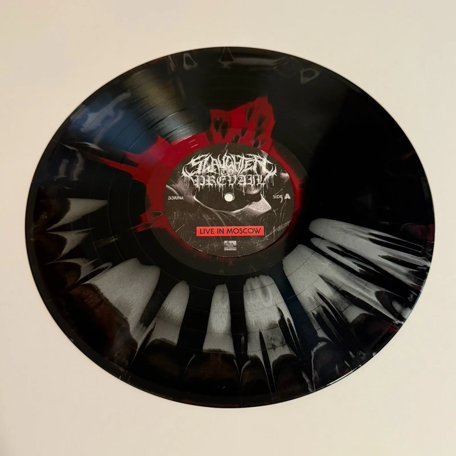 ALEX TERRIBLE SLAUGHTER TO PREVAIL SIGNED LIVE IN MOSCOW VINYL RECORD +1 JSA COA, изображение 2