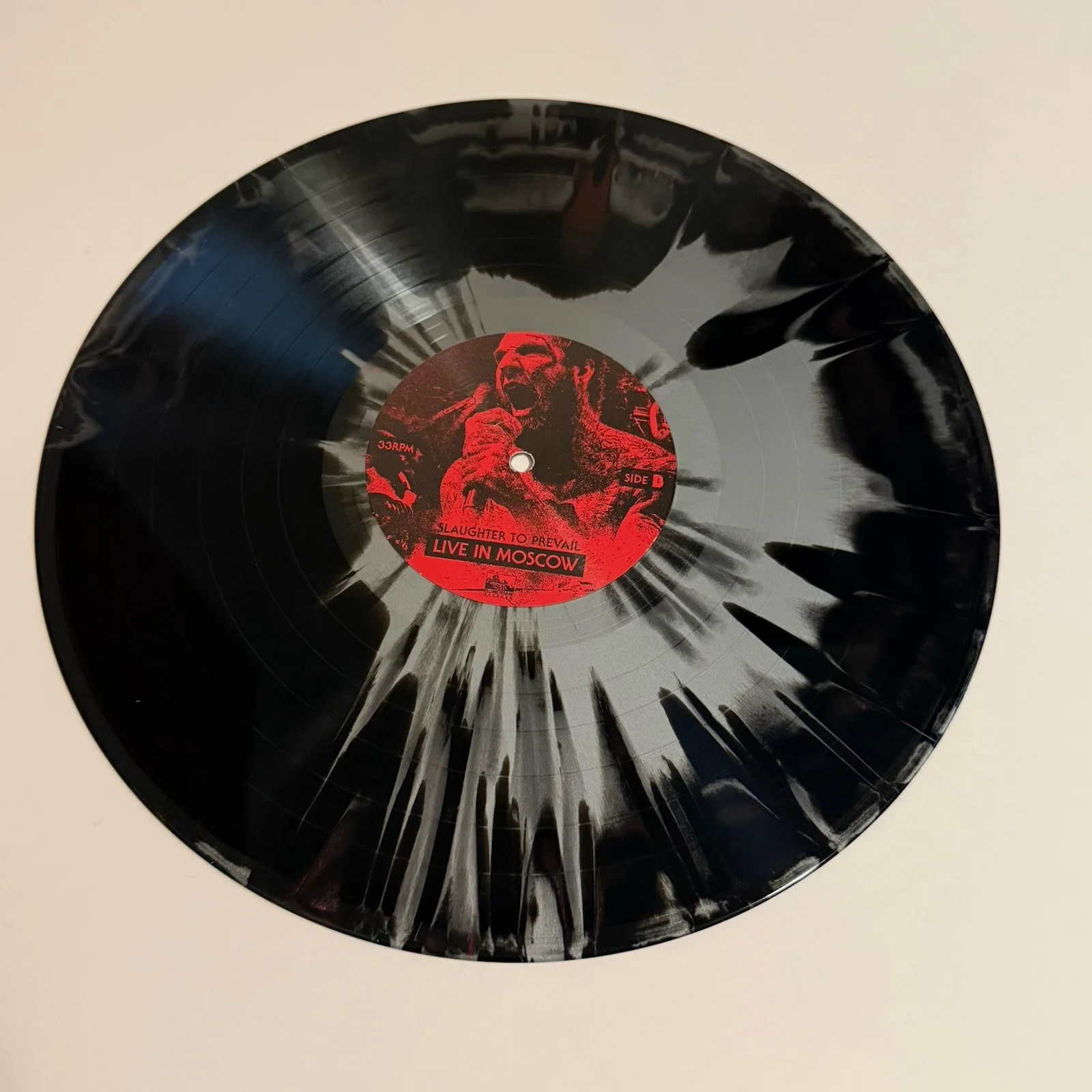 ALEX TERRIBLE SLAUGHTER TO PREVAIL SIGNED LIVE IN MOSCOW VINYL RECORD +1 JSA COA, изображение 3