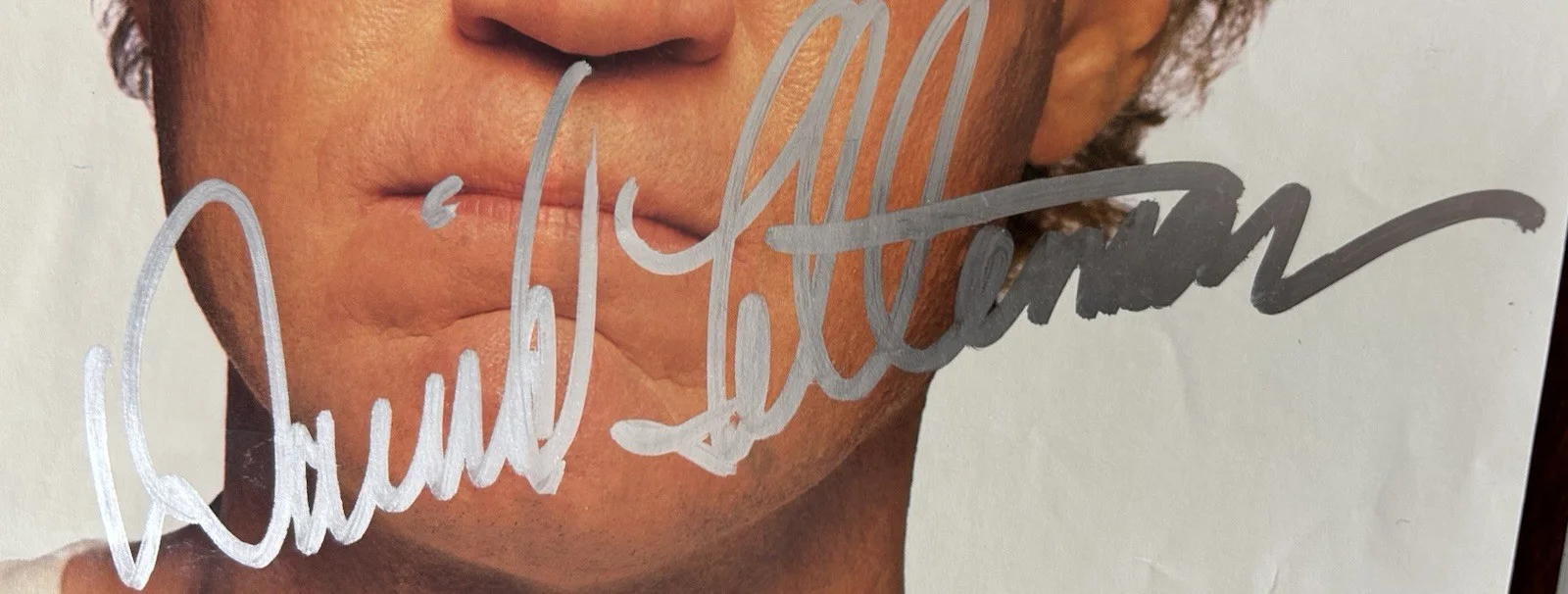David Letterman — David Letterman Autographed Esquire Magazine Cover Sept. 1991 Signed Late Night, image 3