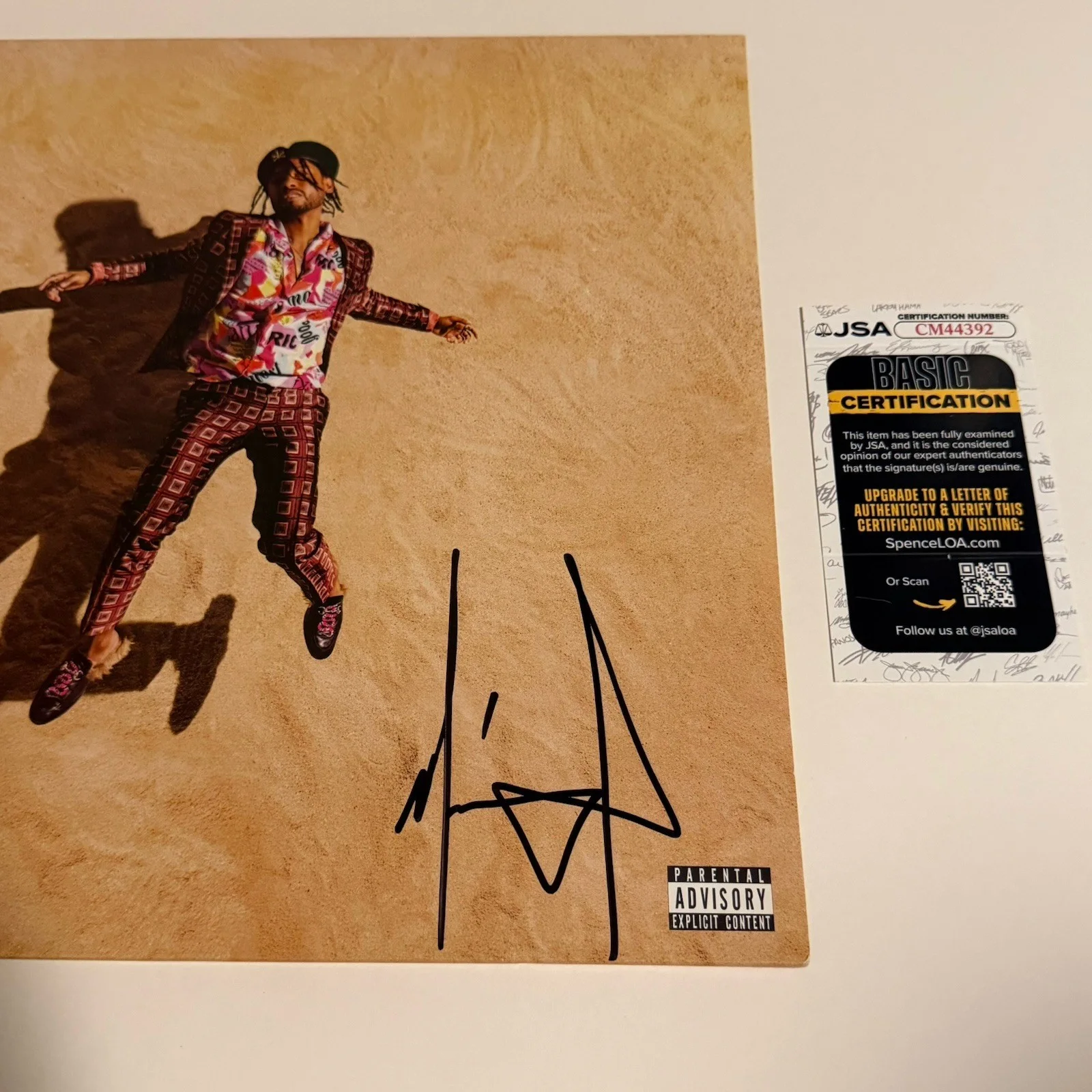 MIGUEL SIGNED WAR AND LEISURE VINYL RECORD ALL I WANT IS YOU JSA COA, изображение 2