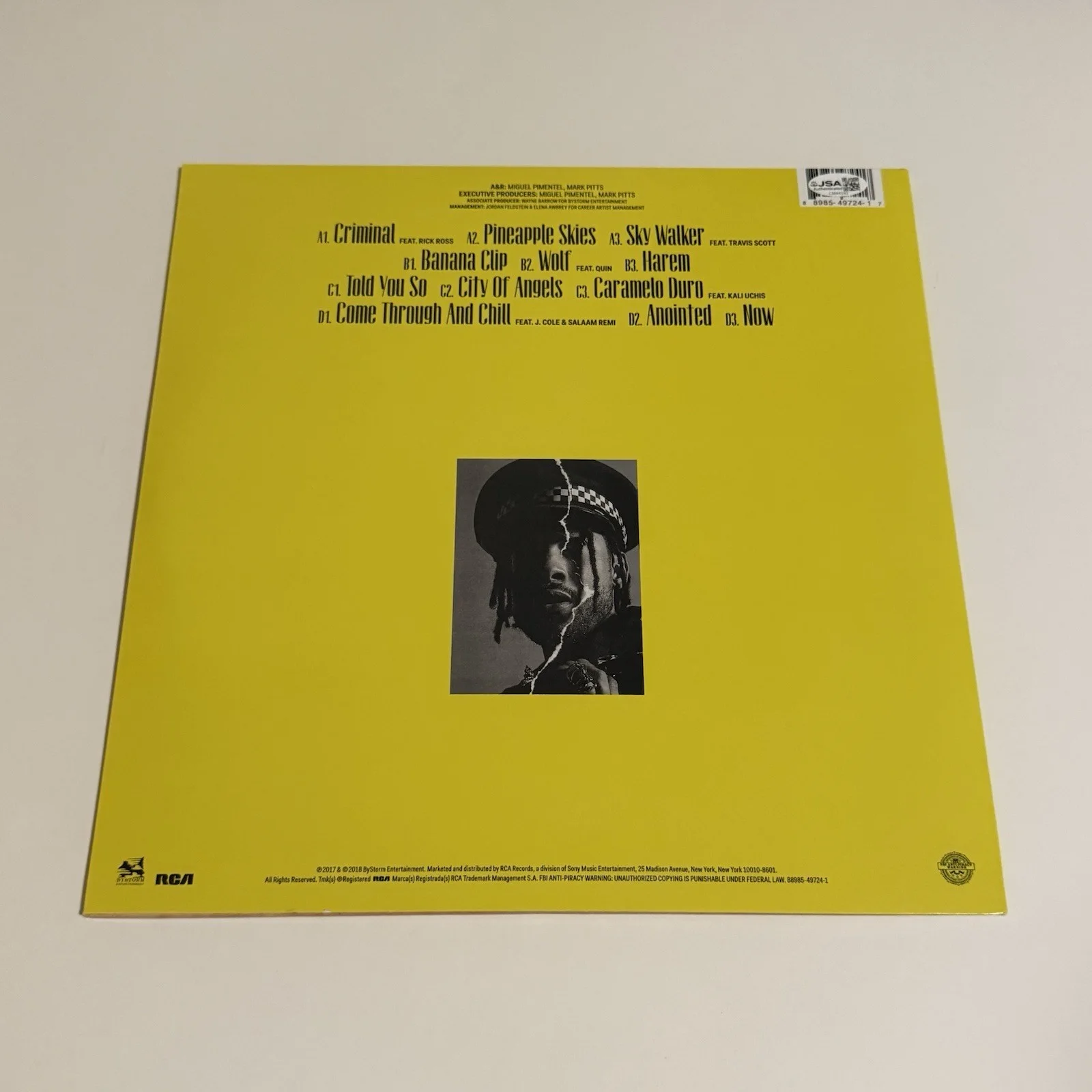 MIGUEL SIGNED WAR AND LEISURE VINYL RECORD ALL I WANT IS YOU JSA COA, изображение 3
