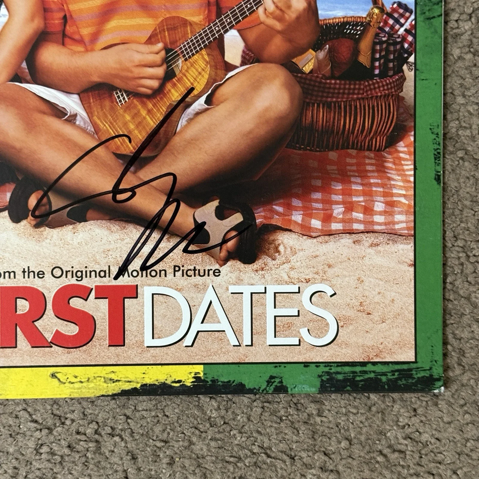50 First Dates Soundtrack Signed By Adam Sandler And Allen Covert, image 4