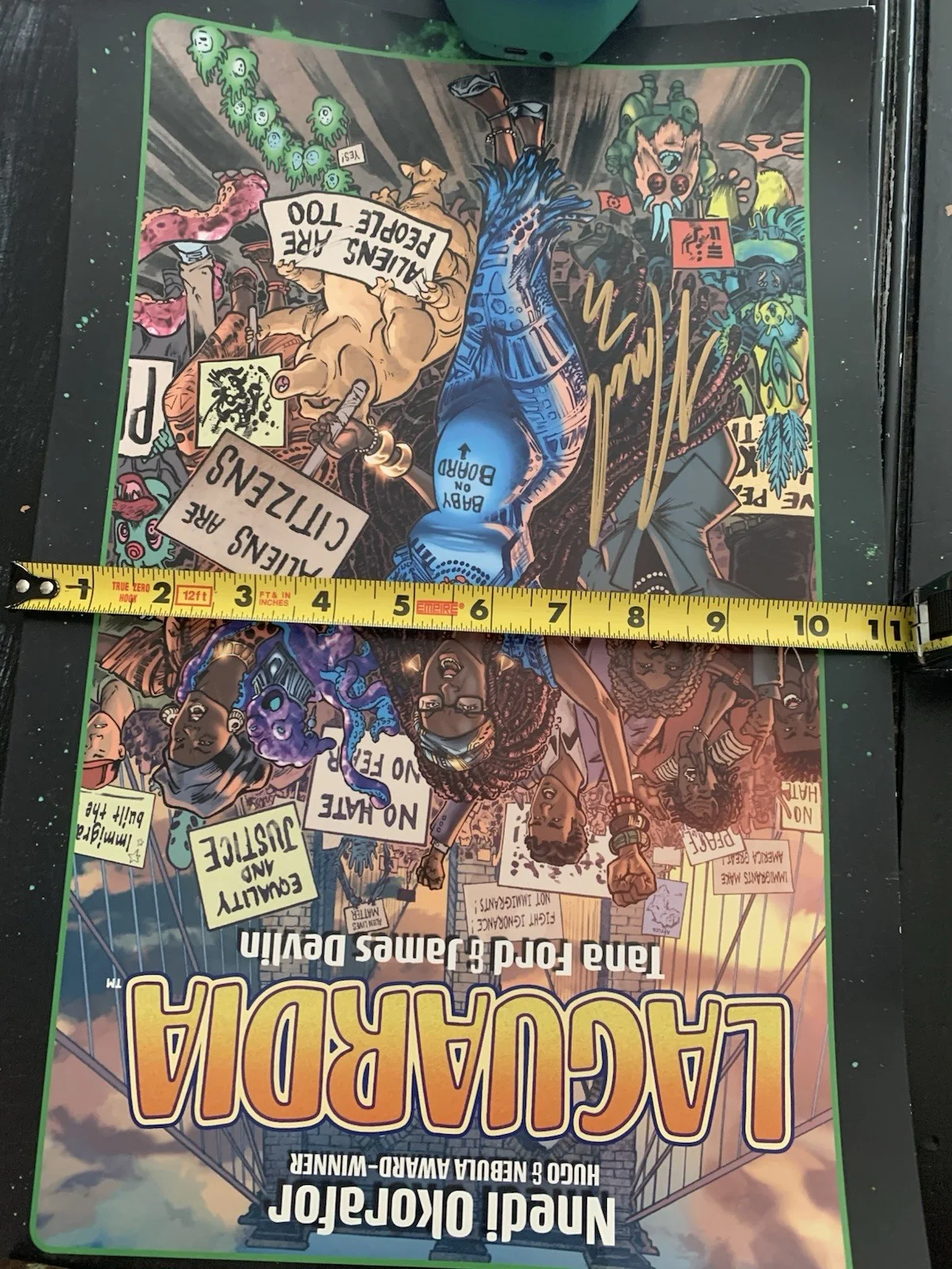 Nnedi Okorafor — LaGuardia Nnedi Okorafor Signed Poster 11X17 San Diego Comic Con 2019, изображение 4
