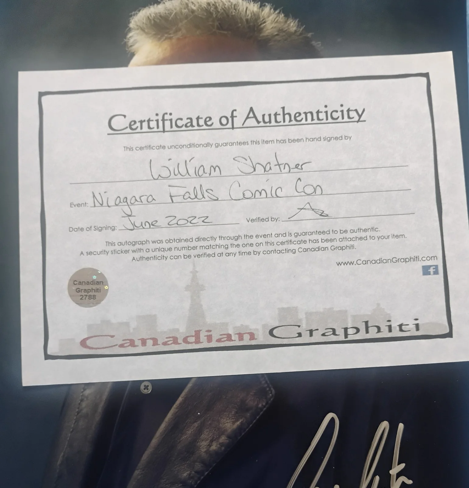 William Shatner Hand Signed 8x10 Photo JSA COA - NO US TARIFFS, image 5