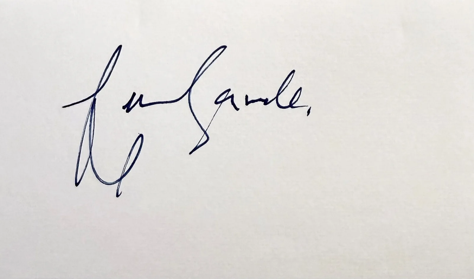 Lew Grade — LEW GRADE Signed Autographed 3 x 5 INDEX CARD Raise the Titanic Escape to Athena, изображение 3