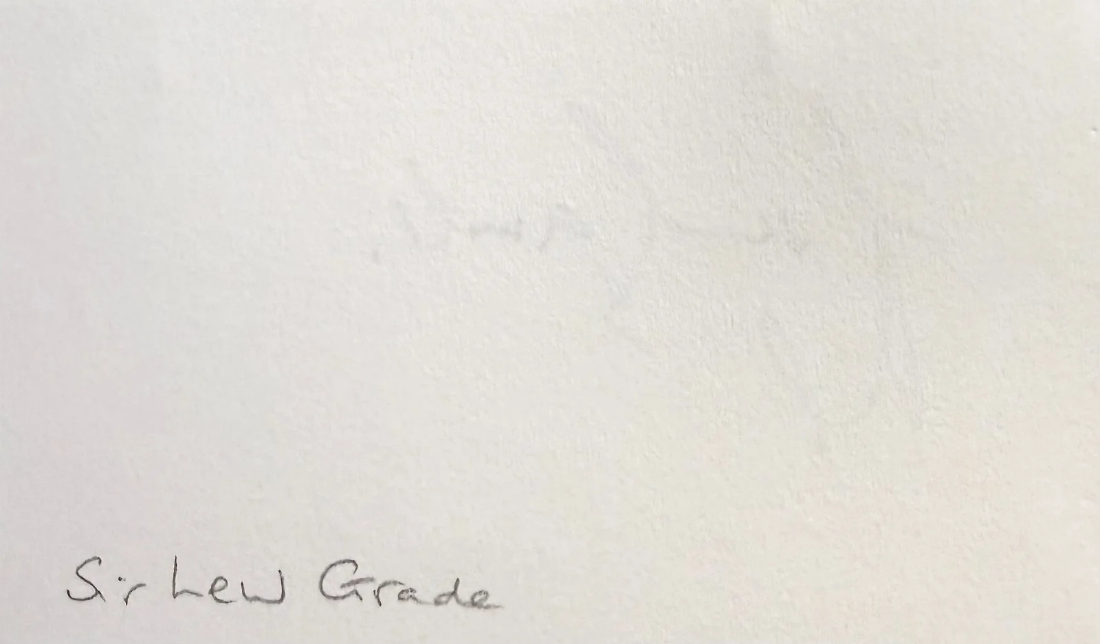 Lew Grade — LEW GRADE Signed Autographed 3 x 5 INDEX CARD Raise the Titanic Escape to Athena, изображение 4