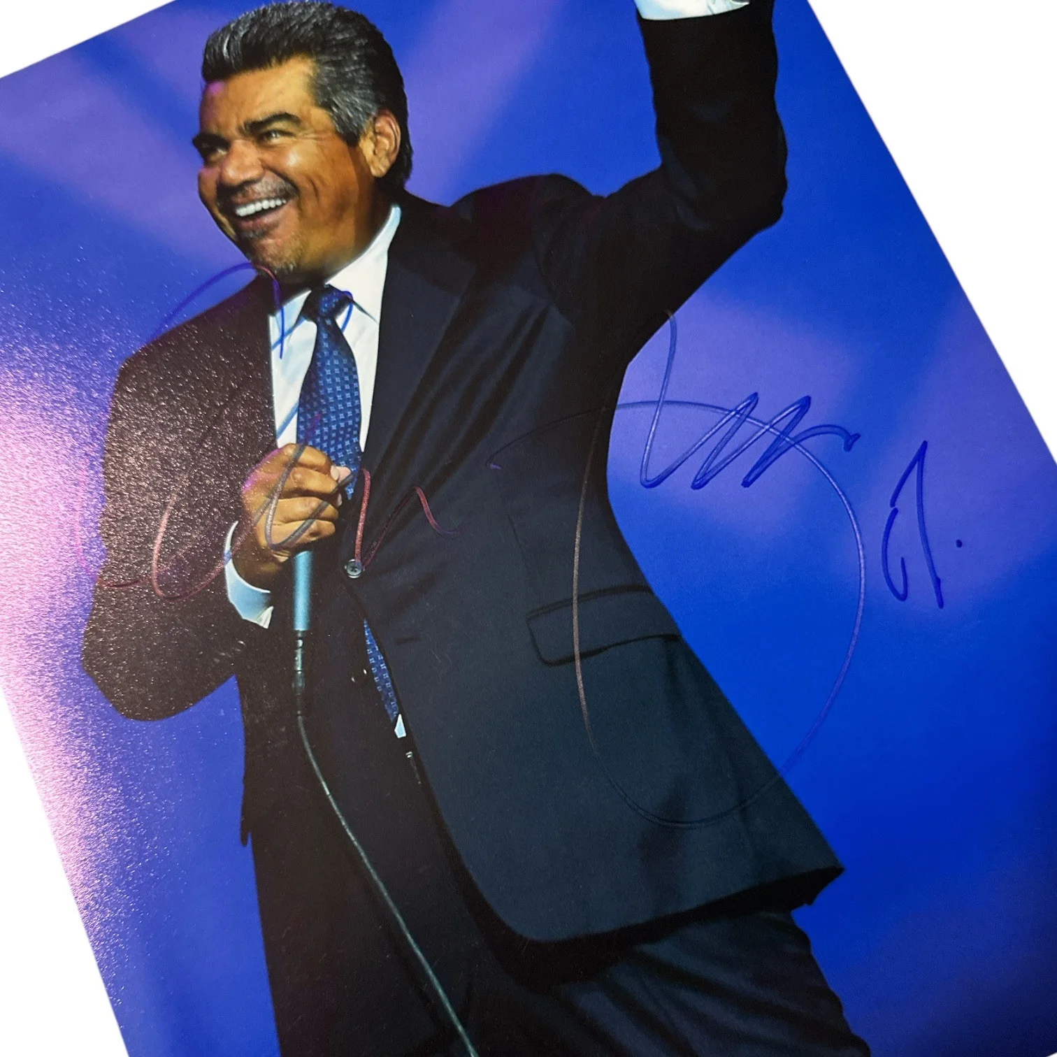 George Lopez — George Lopez Autograph 8.5x11 Photo! Signed in 2017! Comedy & Movie Legend!, изображение 2