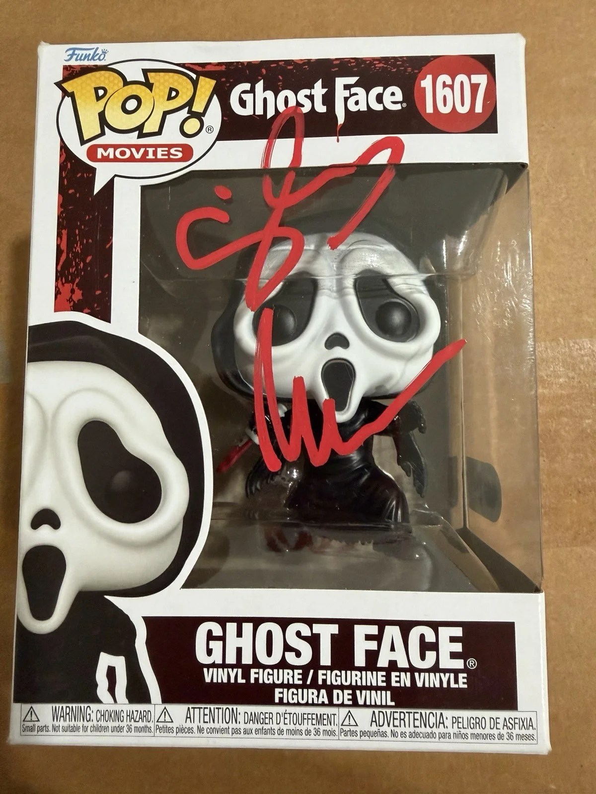 Samara Weaving Matt Bettinelli-Olpin Signed Ghost Face Funko Autograph SWAU COA, изображение 4