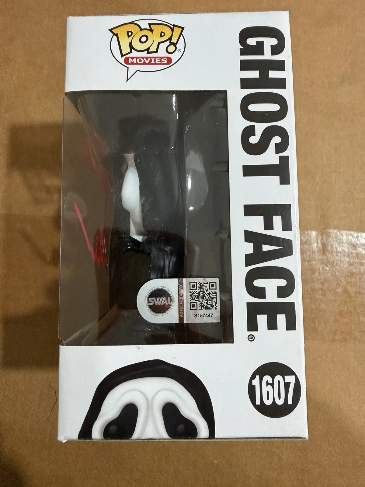 Samara Weaving Matt Bettinelli-Olpin Signed Ghost Face Funko Autograph SWAU COA, изображение 5