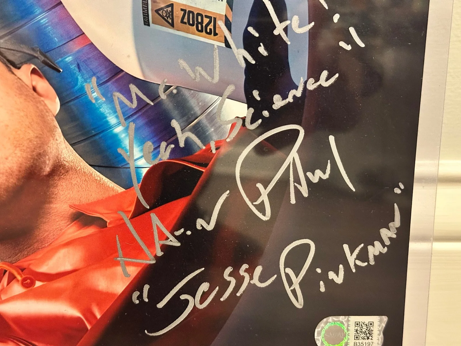 Bryan Cranston, Aaron Paul — Breaking Bad Bryan Cranston & Aaron Paul Signed 10x20 Poster SWAU COA, изображение 4