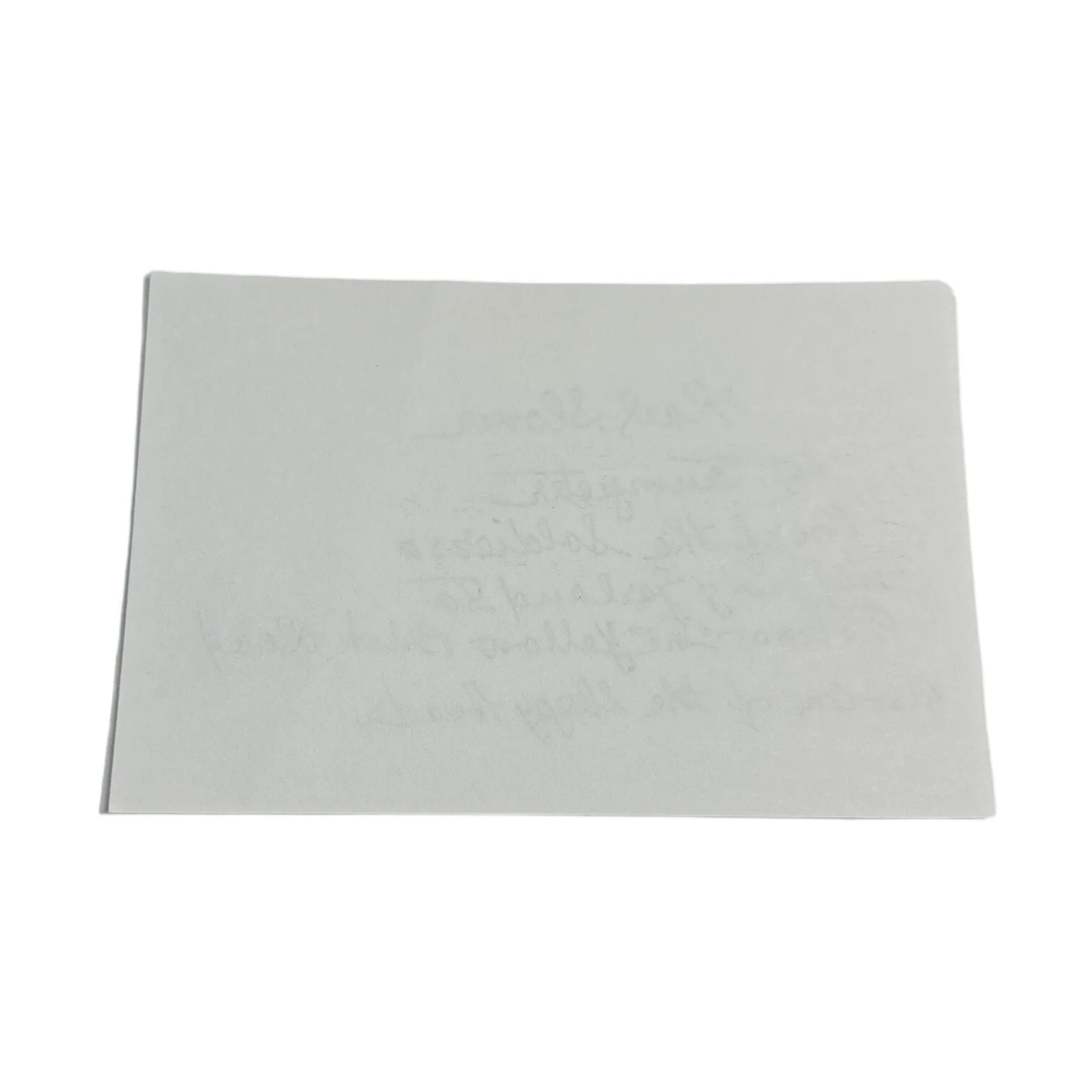 Karl Slover — Karl Slover (d. 2011) Signed 3x5 Index Card w/ Large Inscription! Wizard of Oz!, изображение 2