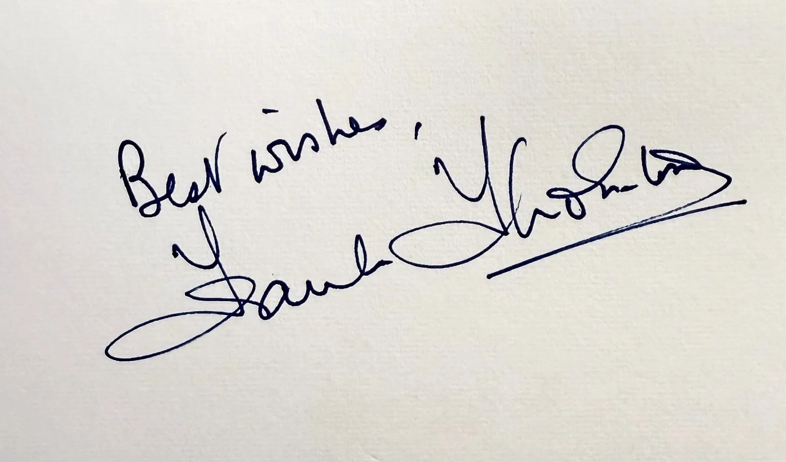 Frank Thornton — FRANK THORNTON Signed Autographed 3"x 5" INDEX CARD Victim Are You Being Served?, изображение 3
