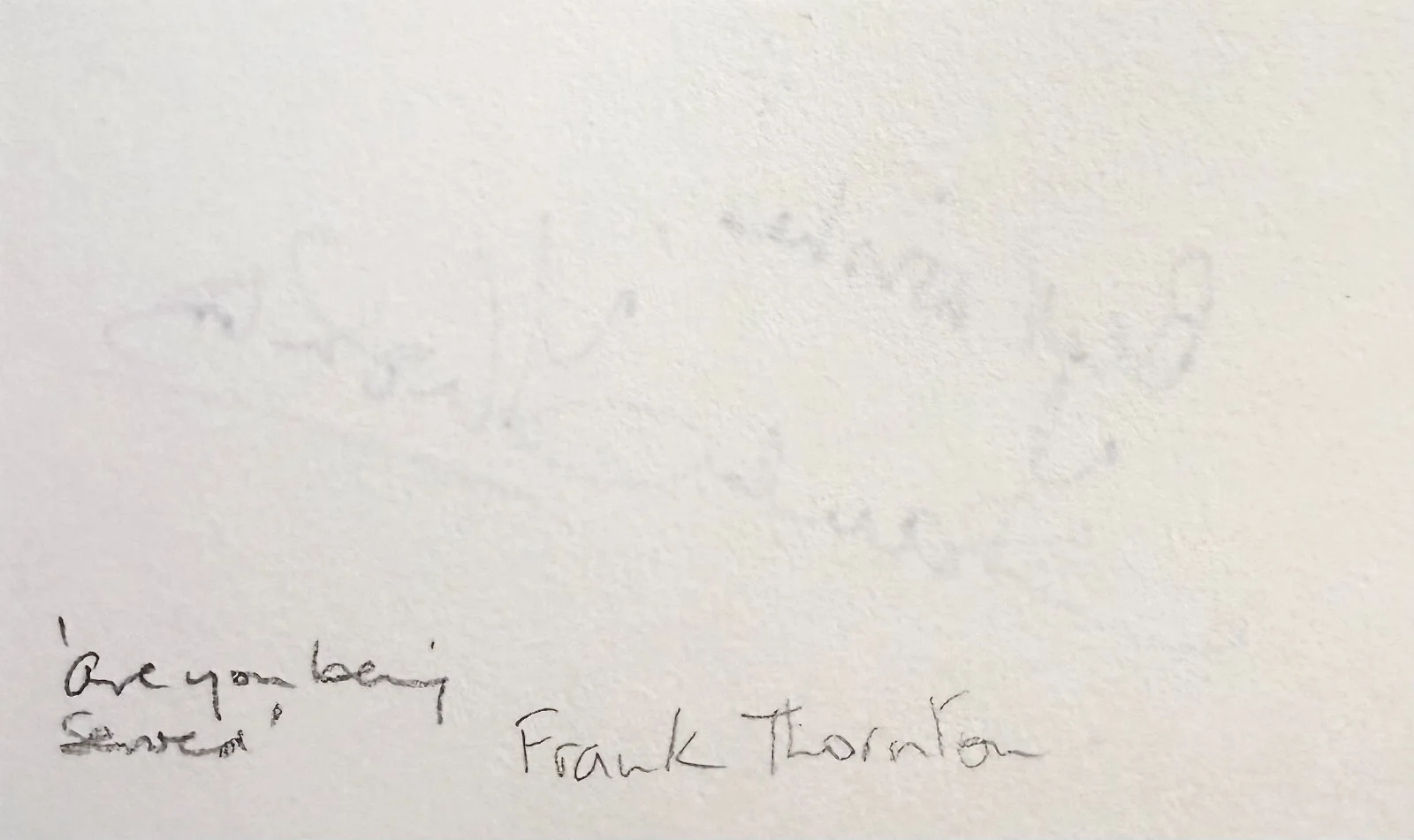 Frank Thornton — FRANK THORNTON Signed Autographed 3"x 5" INDEX CARD Victim Are You Being Served?, изображение 4