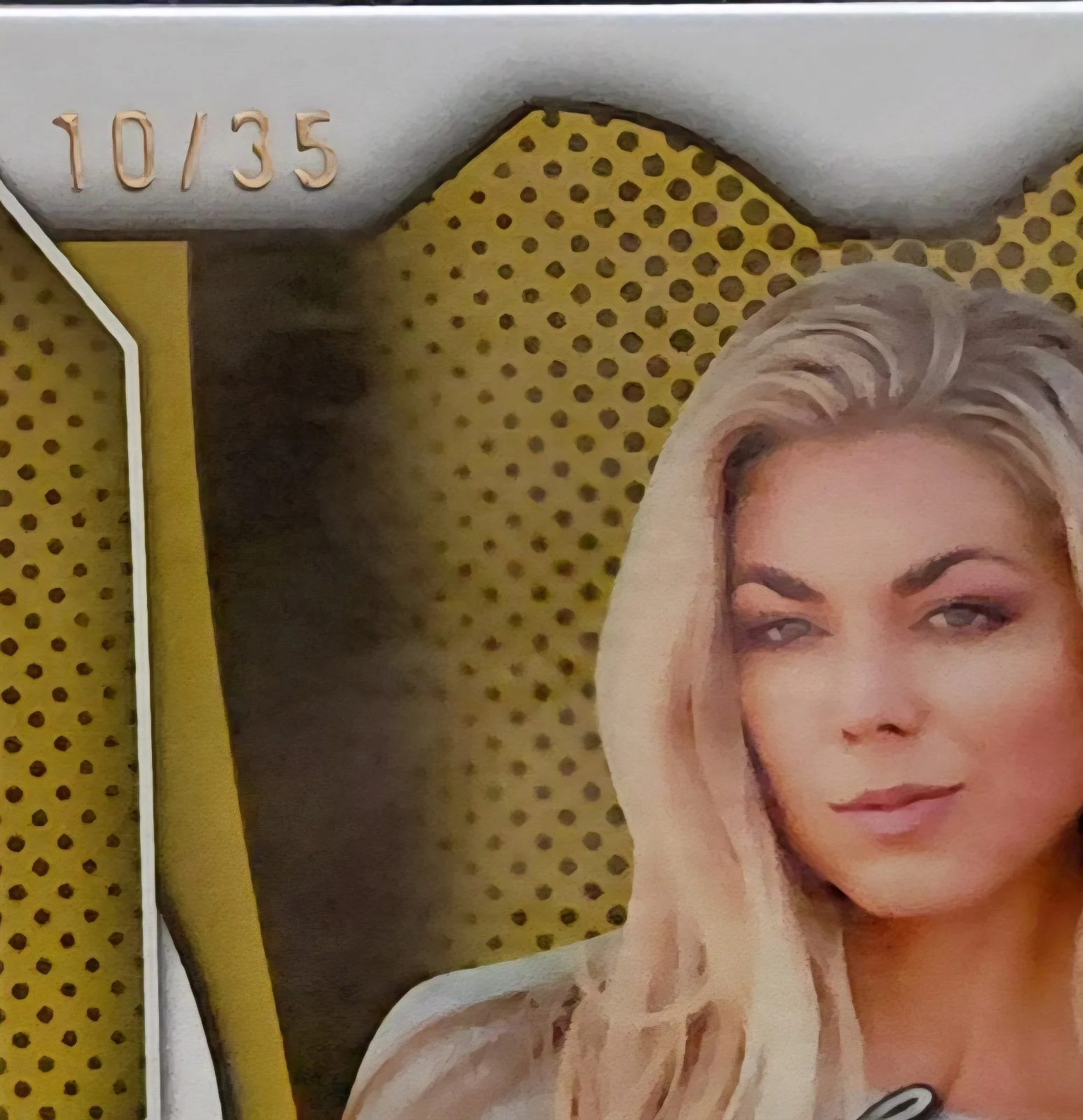 BREY NOELLE — 2026 POP CENTURY. BREY NOELLE. AUTOGRAPH. WHITE RABBIT INSCRIPTION. METAL 10/35., image 3