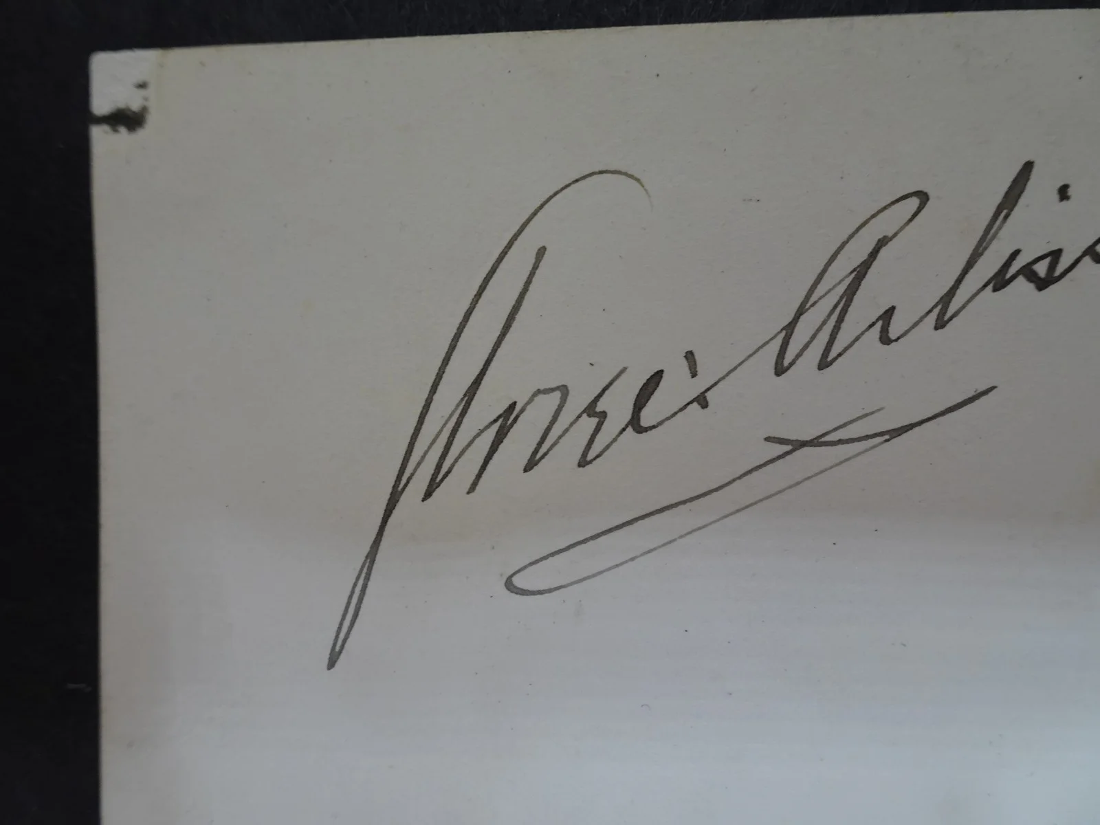 George Arliss — George Arliss (Disraeli) English Actor Signed Autograph Card Signature Academy, изображение 2