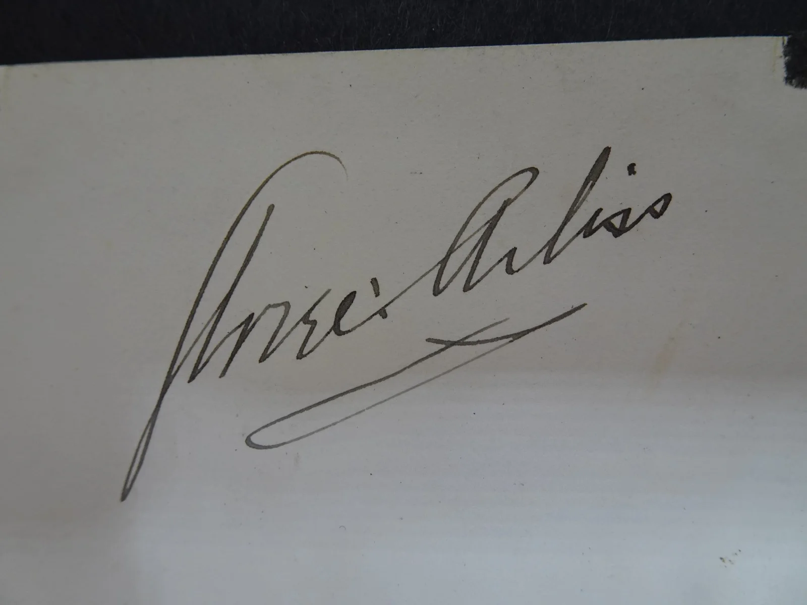 George Arliss — George Arliss (Disraeli) English Actor Signed Autograph Card Signature Academy, изображение 3