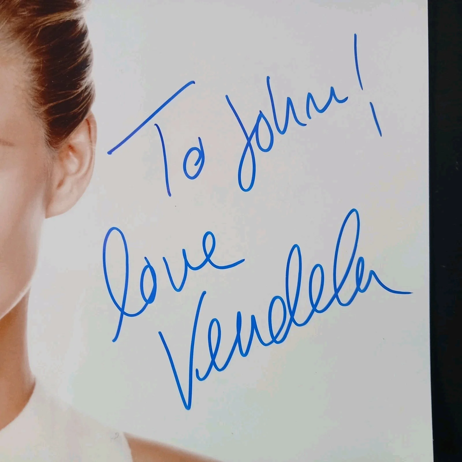 vendela — vendela kirsebom vtg 90s signed 10x8 supermodel, image 3