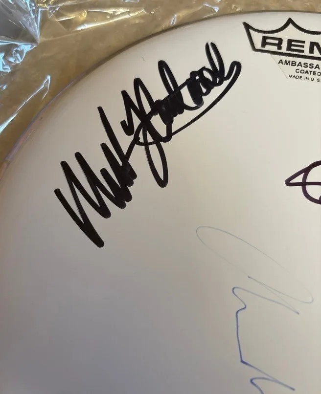 Fleetwood Mac Vintage. Authentic Live Autograph, Reno Drum Head, Nicks + VGPOC!!, изображение 4