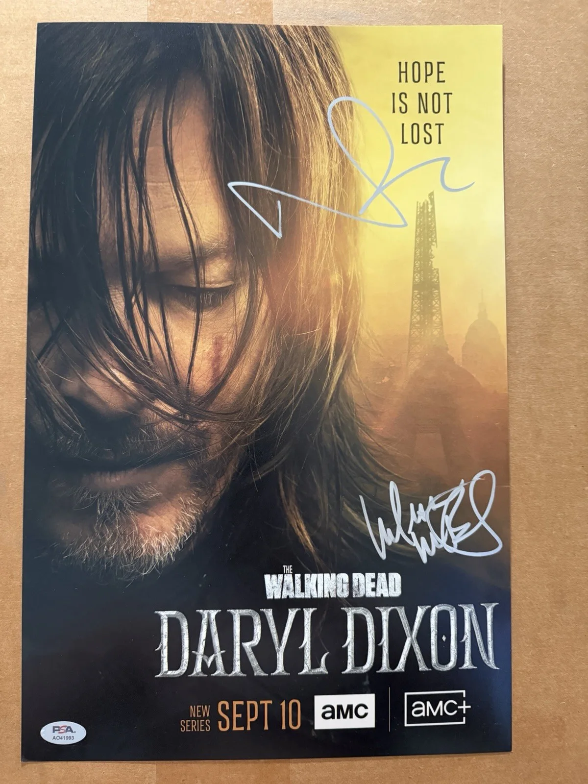Norman Reedus Melissa McBride Signed The Walking Dead Daryl Dixon Autograph PSA, image 4