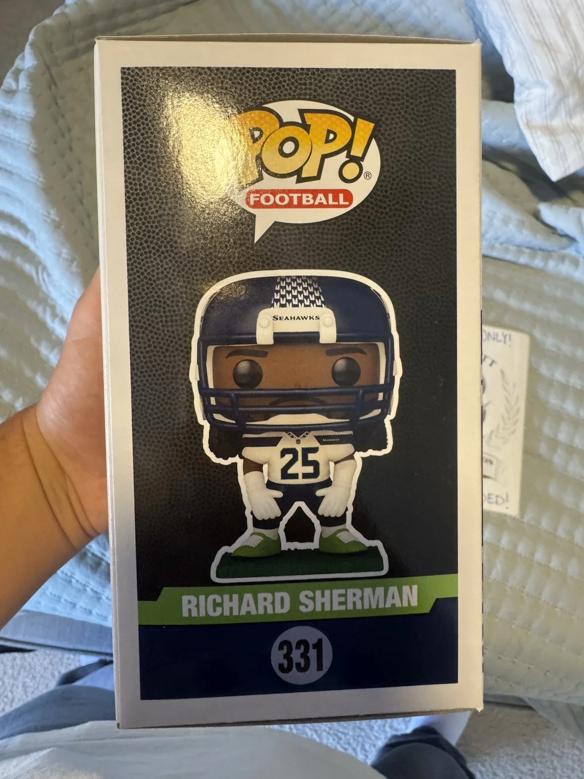 RICHARD SHERMAN SIGNED FUNKO POP #331 BECKETT COA AUTHENTIC AUTOGRAPH SEAHAWKS, изображение 4