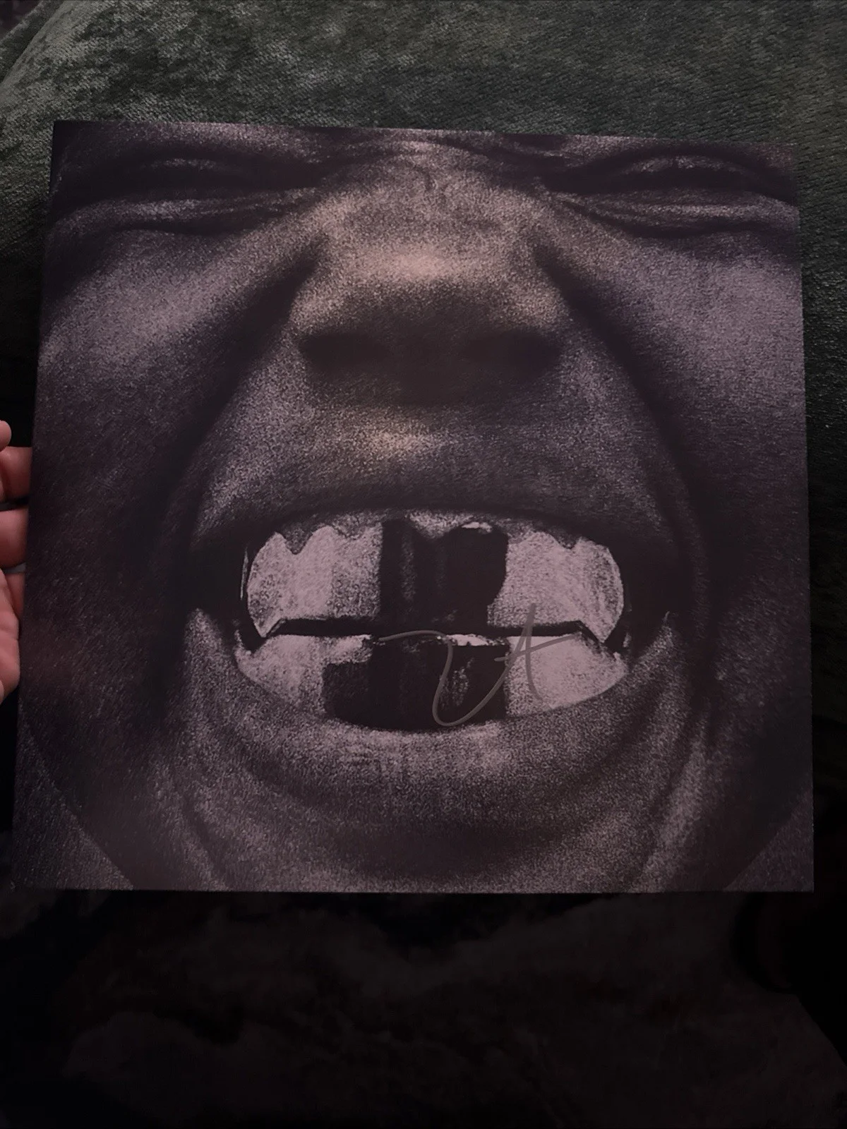 Bully autographed “BULLY” original. Limited edition Silver vinyl., image 4