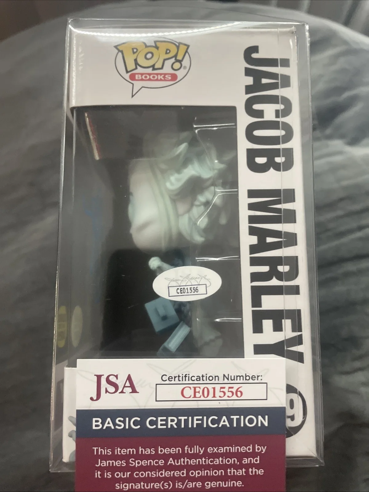 Jonathan Pryce — JONATHAN PRYCE Signed Jacob Marley A Christmas Carol Funko Pop #39 JSA COA, изображение 2