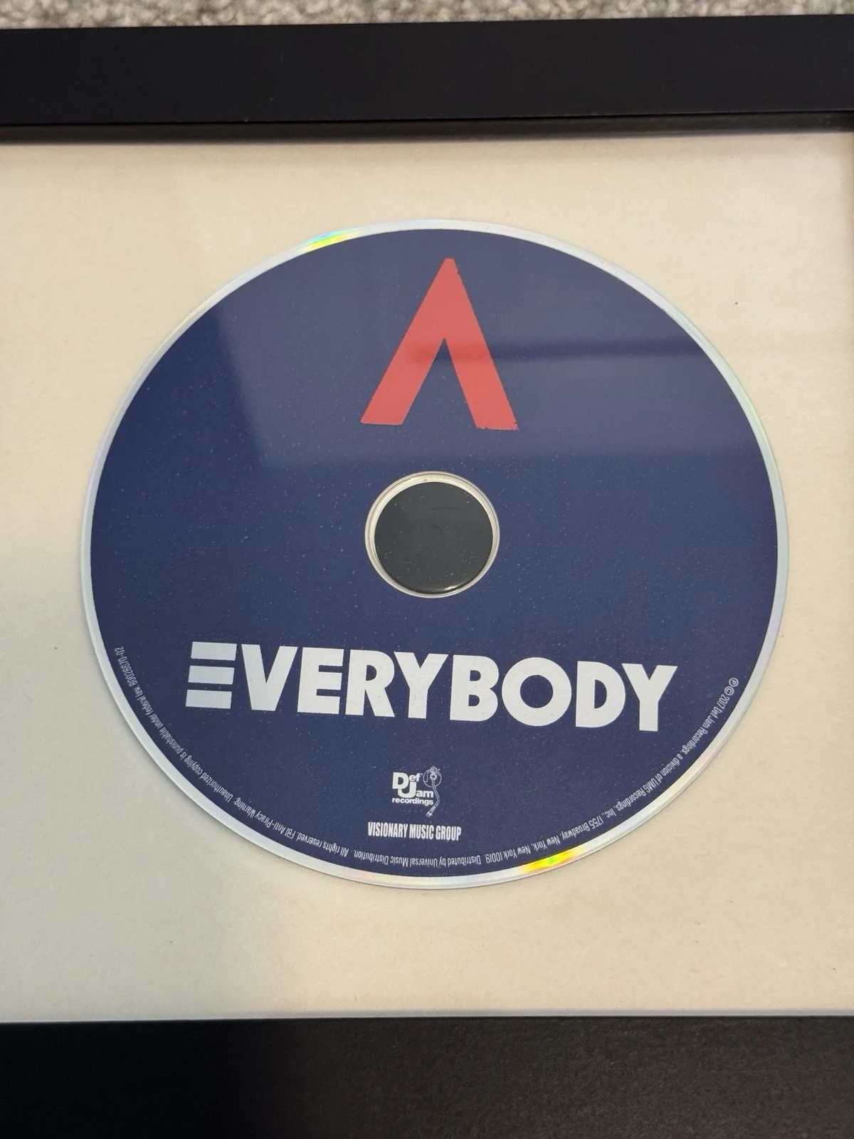 Everybody CD Signed By Logic Framed, изображение 3