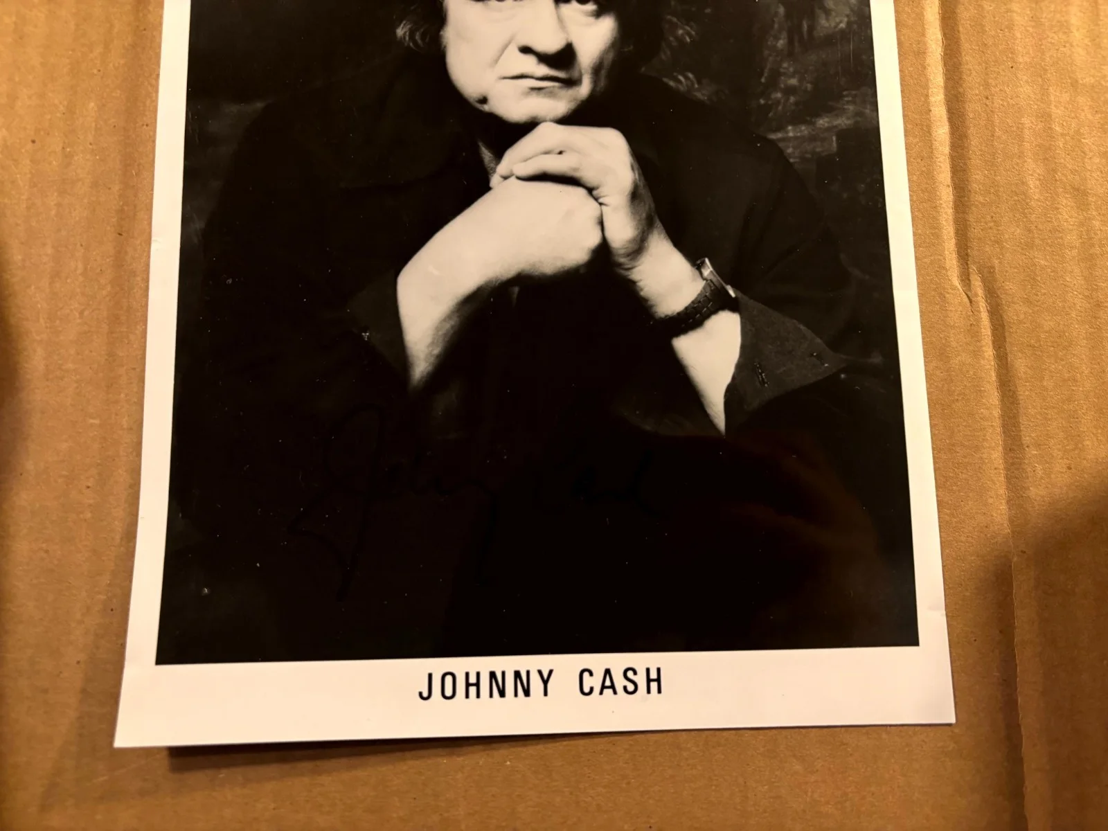 Johnny Cash Rare Vintage Original Autographed 8/10 Photo, изображение 3