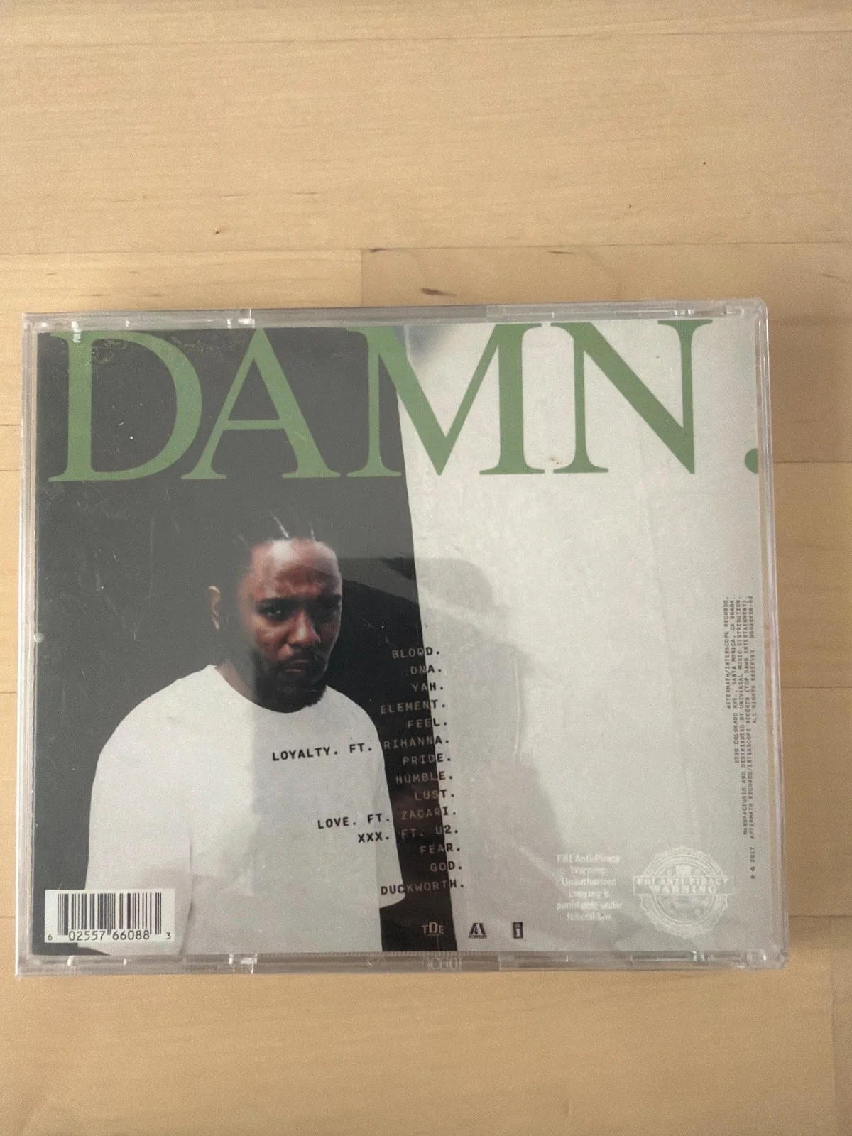AUTHENTIC Autographed Kendrick Lamar DAMN sealed CD hand signed, image 2