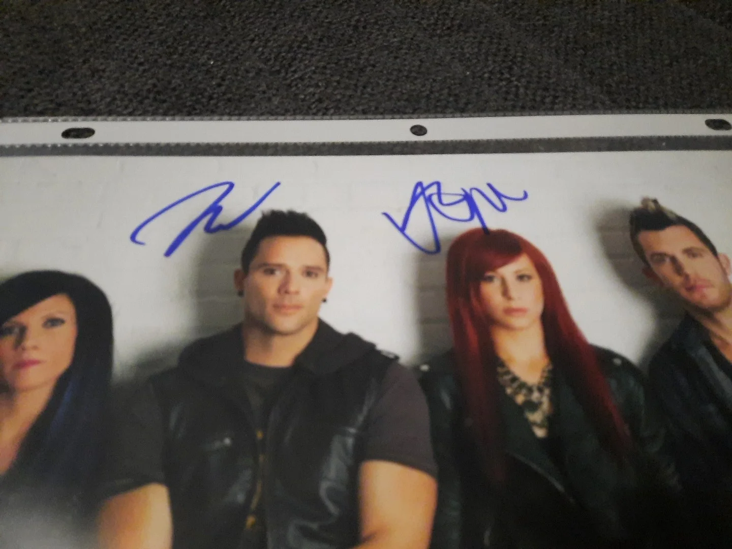 Jen Ledger And John Cooper Signed Skillet 8x10 Photo Rock Band JSA Certified, image 2
