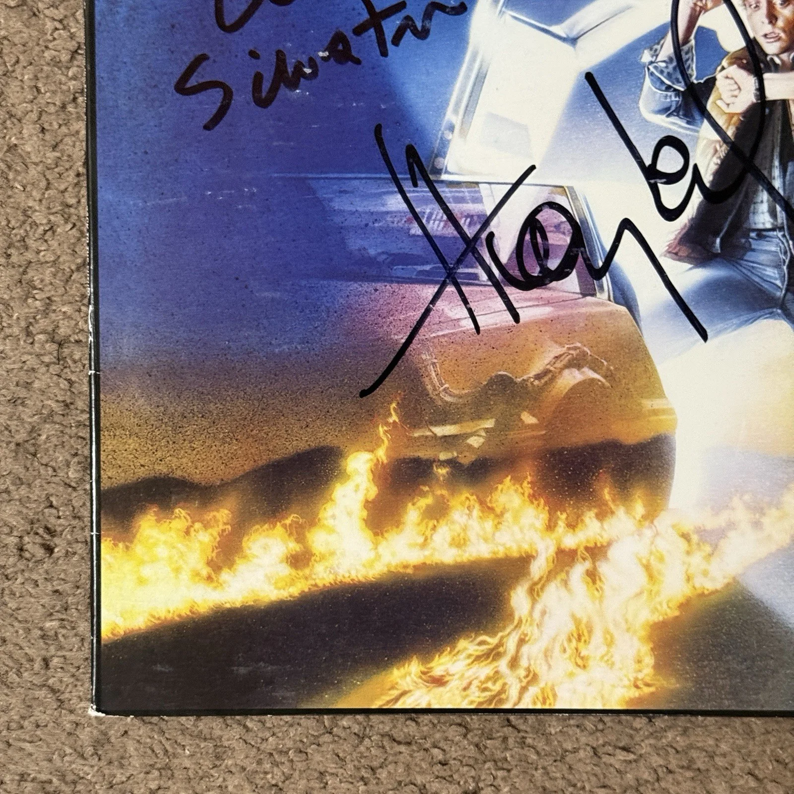 Back To The Future Soundtrack Signed By Alan Silvestri And Huey Lewis, изображение 3