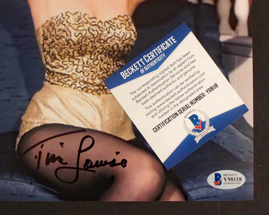 Tina Louise — *Beckett Cert* TINA LOUISE SIGNED 8X10 Color Photo (Ginger,Gilligan's Island)!, изображение 2