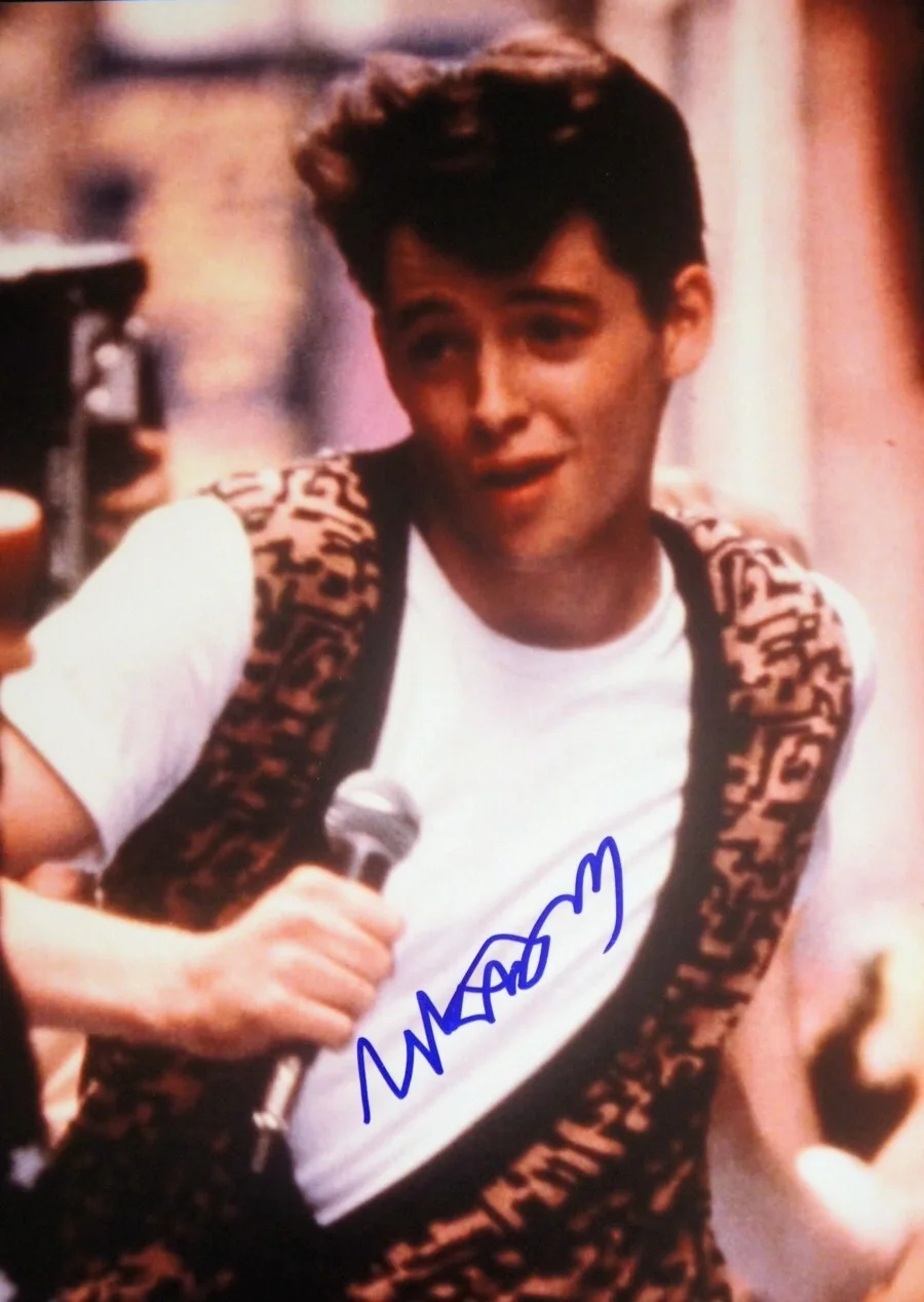 Matthew Broderick — JSA Cert! MATTHEW BRODERICK SIGNED - Ferris Bueller - LARGE 11x14 Parade Photo!, изображение 2