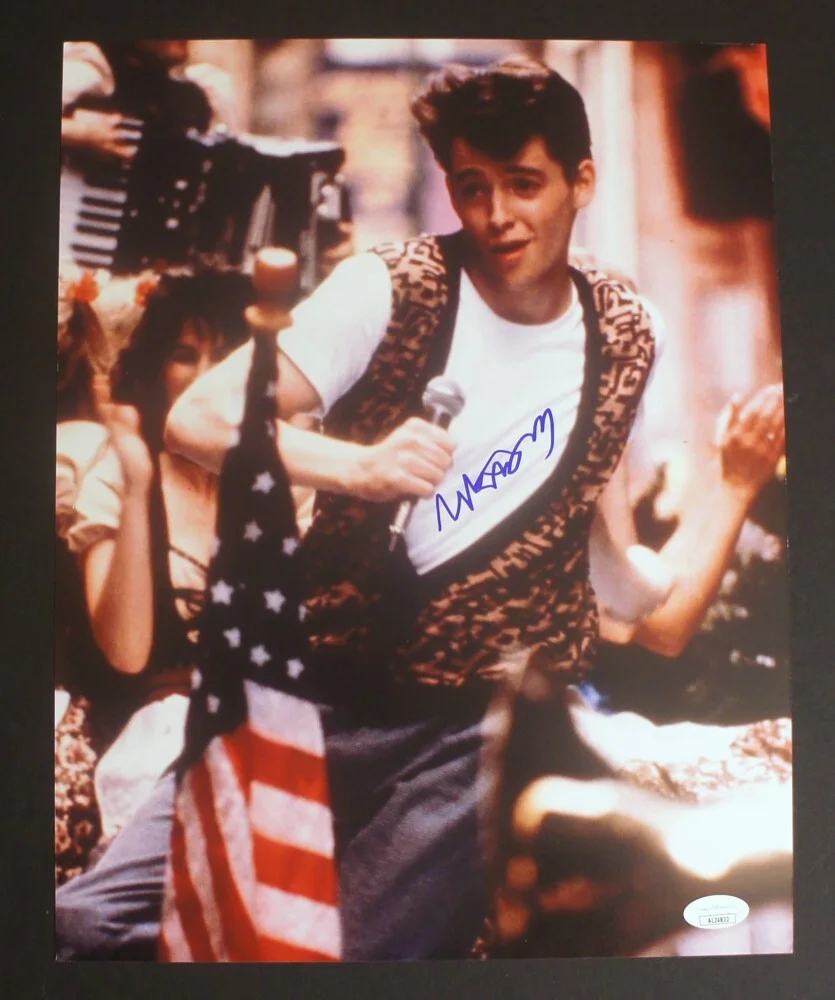 Matthew Broderick — JSA Cert! MATTHEW BRODERICK SIGNED - Ferris Bueller - LARGE 11x14 Parade Photo!, изображение 4