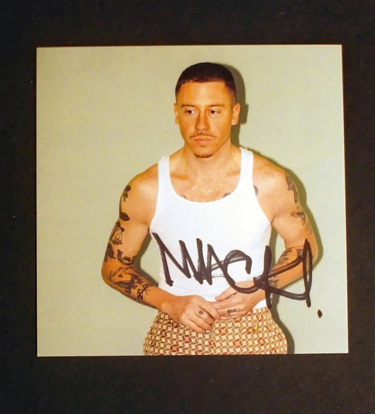 BEN MACKLEMORE SIGNED CD Bundle: Sealed CD, Signed Art Card + Tee Shirt L, NEW!, image 2