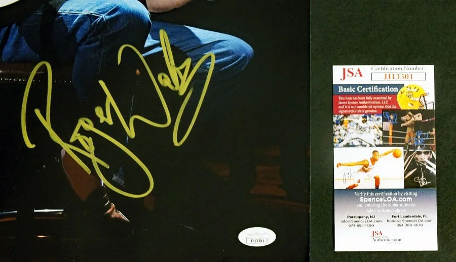 ROGER WATERS SIGNED & JSA Certified - Huge 11x14 Concert Photo (Pink Floyd)!, изображение 3