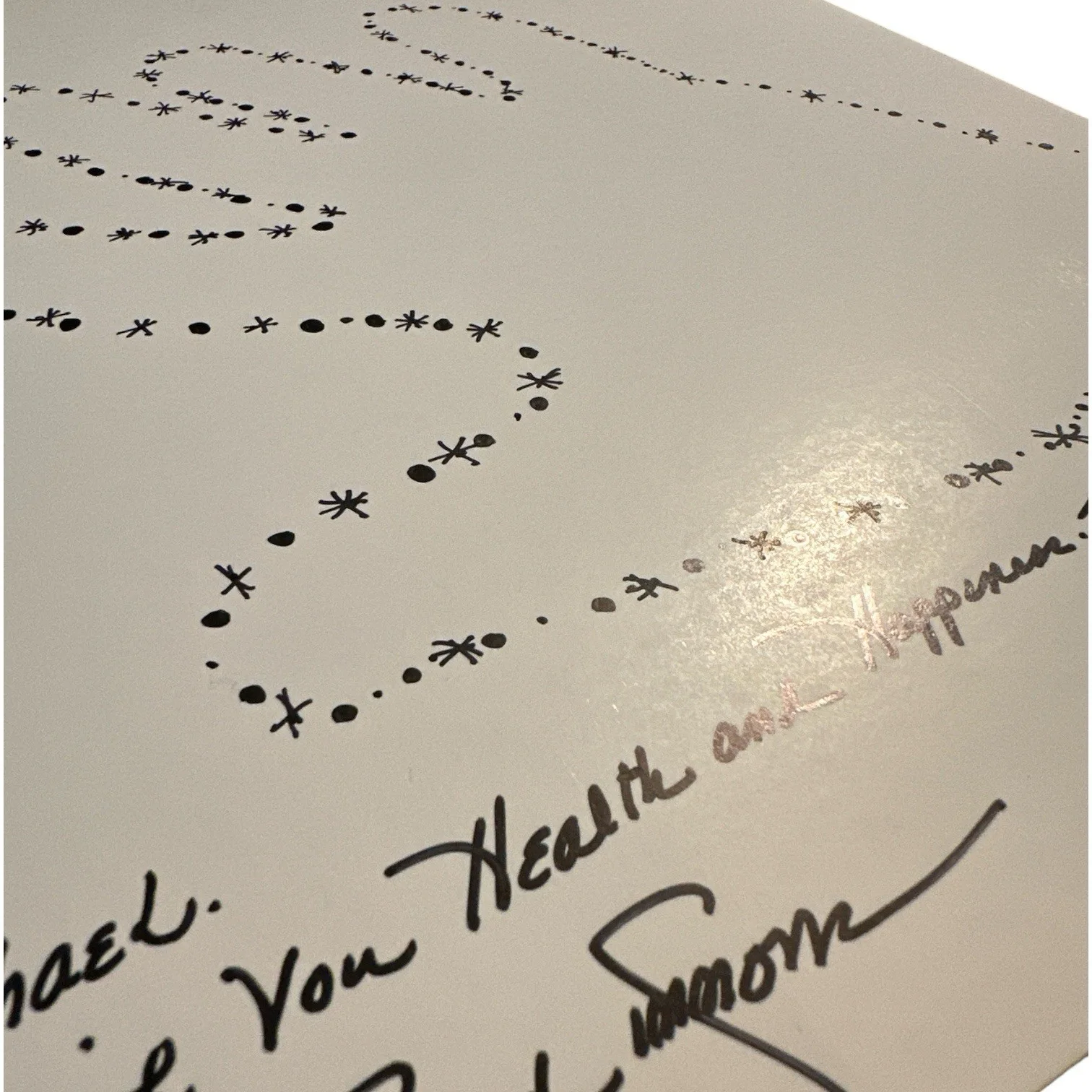 Richard Simmons — Richard Simmons Signed Autograph Hand Tracing Artwork! Fitness Guru Legend RARE!, изображение 3
