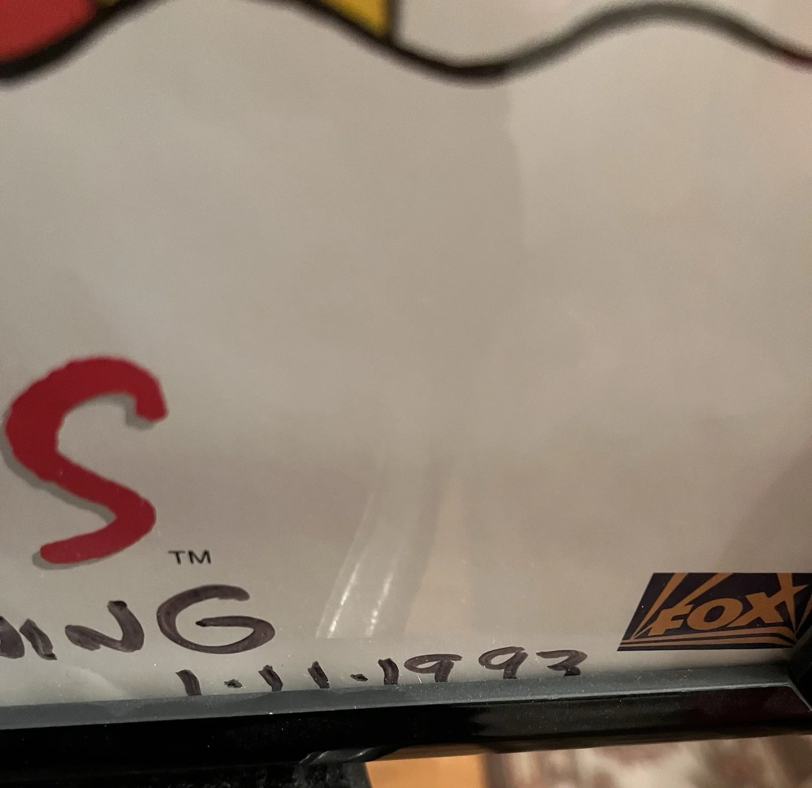 The Simpsons Matt Groening Signed Poster With Hand Drawn Bart Signed 1-11-1993, image 4