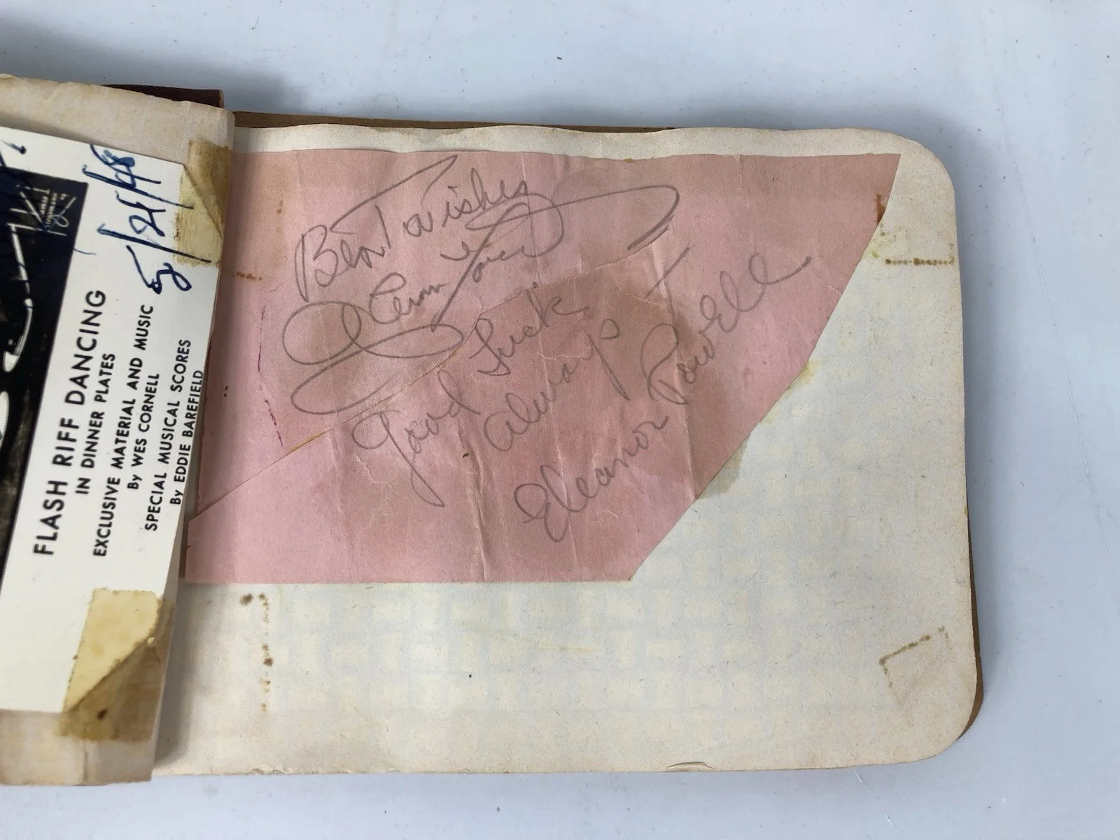 Actor Singer Autograph Lot Book Nat Pendleton Merry Macs Mills Brothers 15 Autos, image 2