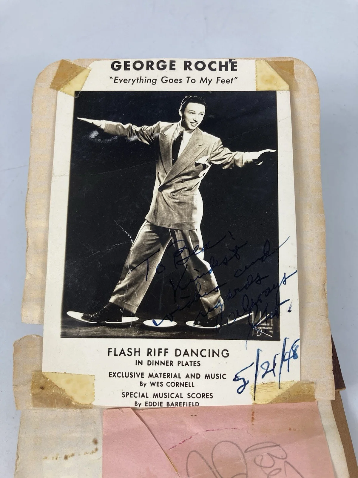 Actor Singer Autograph Lot Book Nat Pendleton Merry Macs Mills Brothers 15 Autos, image 3