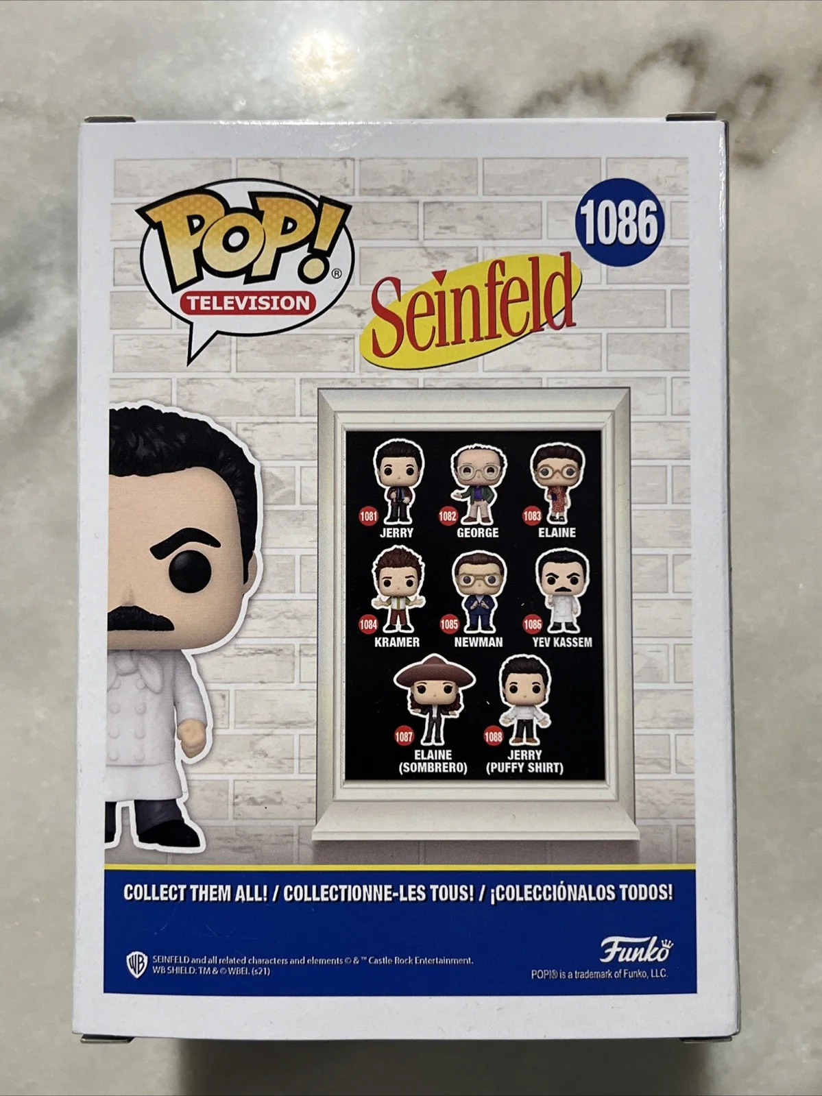 Larry Thomas — Funko Pop Seinfeld Yev Kassem Larry Thomas Soup Nazi Signed Autographed No Soup, изображение 2
