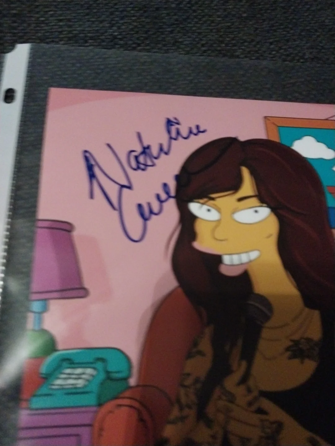 Natalie Cuomo — Natalie Cuomo Signed 8x10 Photo Comedian JSA Certified, изображение 2